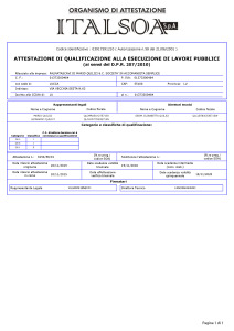 Attestazione SOA